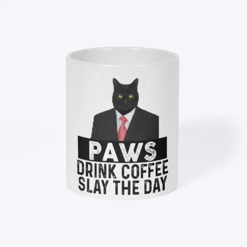 Paws-Drink Coffee